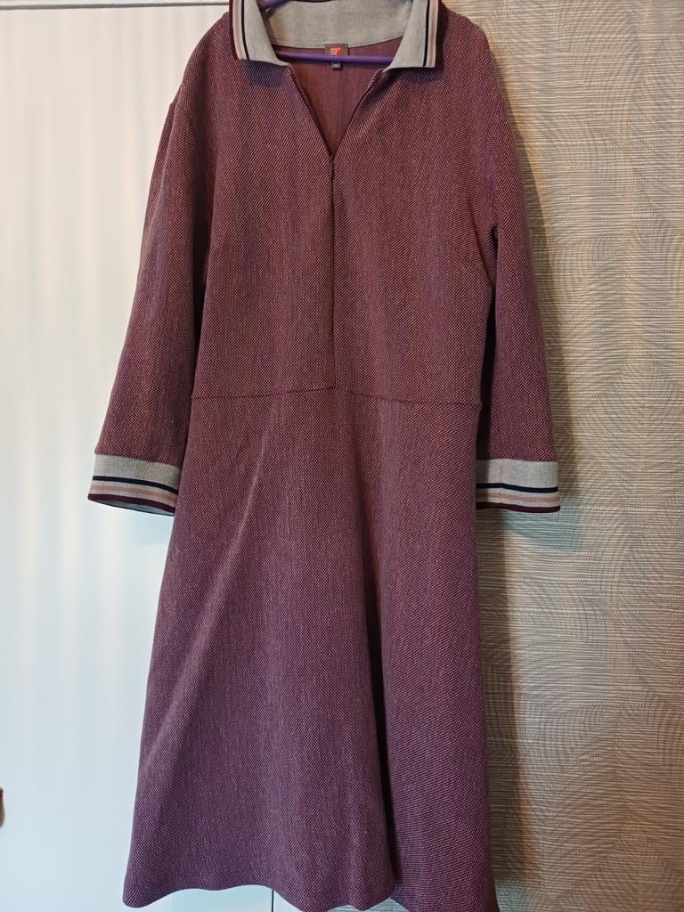 Who's That Girl Jurk XL - Gemêleerd Grijs/Aubergine, Who's That Girl, Paars, Maat 46/48 (XL) of groter, Ophalen of Verzenden