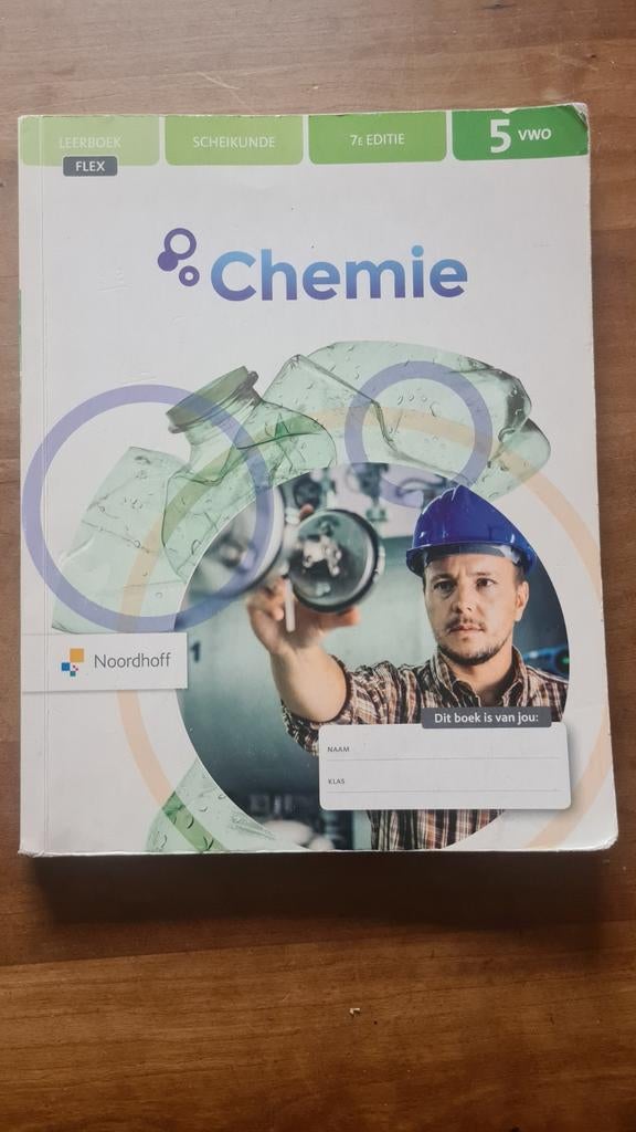 Chemie FLEX leerboek vwo 5, Boeken, Schoolboeken, VWO, Scheikunde, Ophalen of Verzenden, Zo goed als nieuw