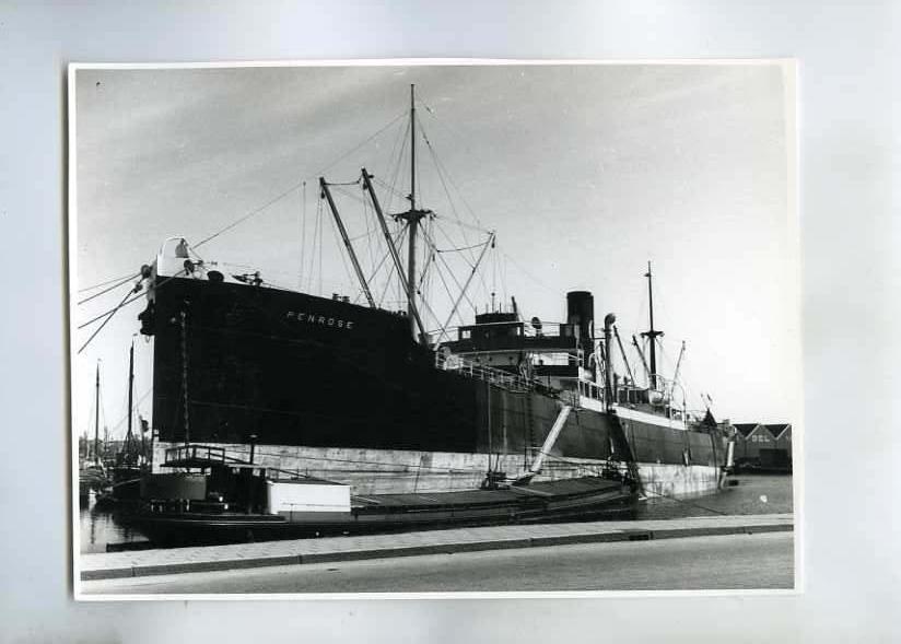 scheepvaart-foto-ZAANDAM- penrose-binnenvaart, Ophalen of Verzenden, 1940 tot 1960, Zuid-Holland