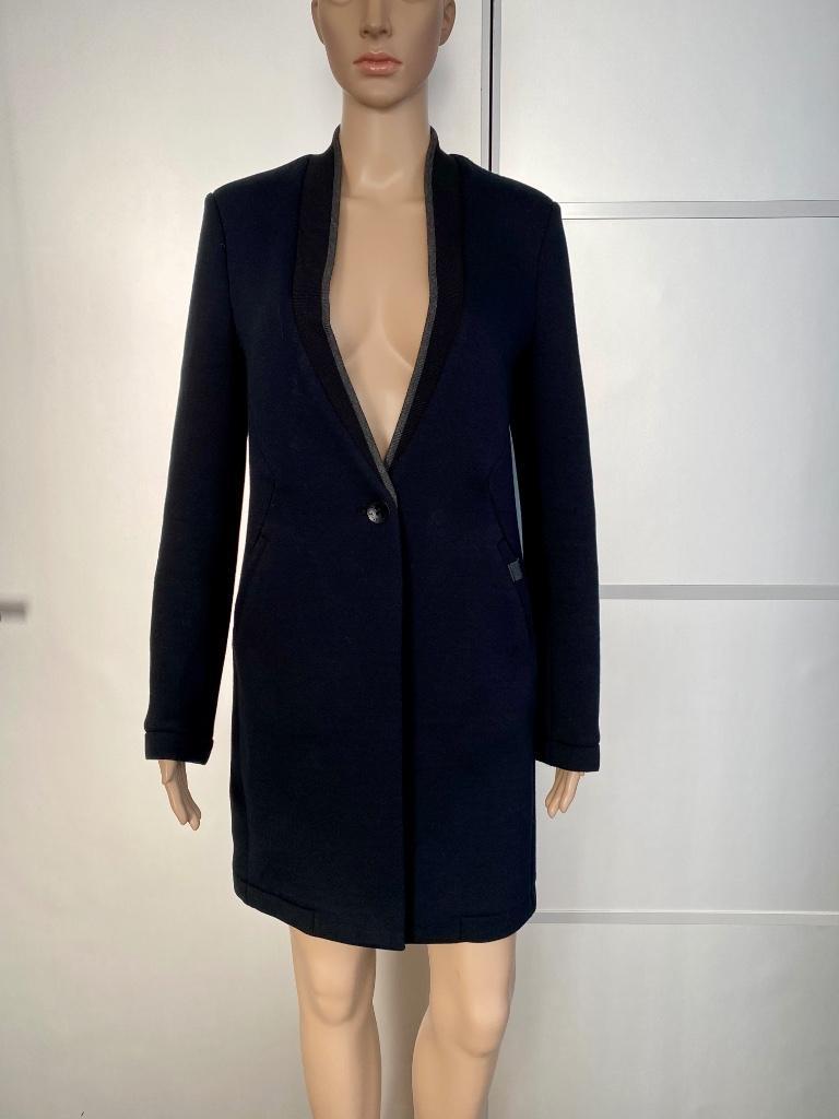 G696 Superdry: mt. XS=34 dikke jas winter winterjas zwart, Superdry, Zwart, Ophalen of Verzenden, Zo goed als nieuw