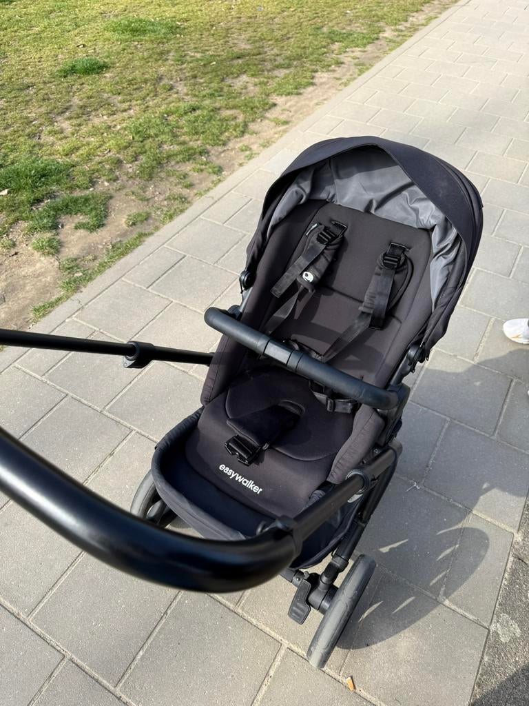 Easywalker harvey kinderwagen inclusief reiswieg, Zo goed als nieuw, Combiwagen, Verstelbare duwstang, Ophalen