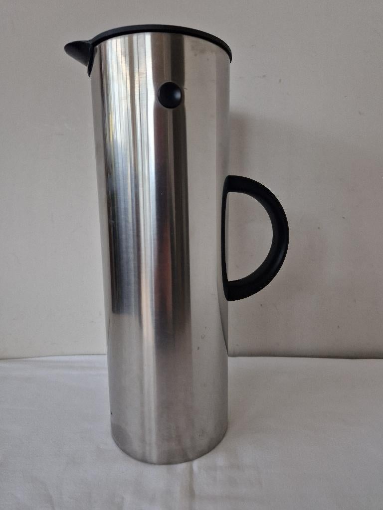 Rvs stelton thermoskan - isoleerkan - em77 - 1 liter., Ophalen of Verzenden, Zo goed als nieuw