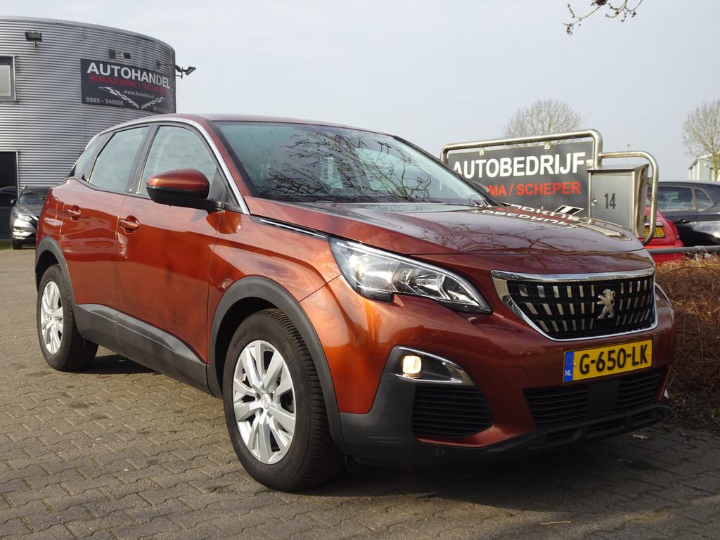 Peugeot 3008 1.2 PureTech Executive Autom. (bj 2019), Gebruikt, 1199 cc, Bruin, Origineel Nederlands