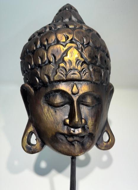 Boeddha hoofd - hout - Thailand, Ophalen of Verzenden, Nieuw