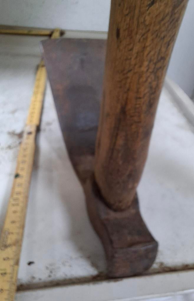 Oude hamer met houten steel - Antiek gereedschap, Antiek en Kunst, Ophalen