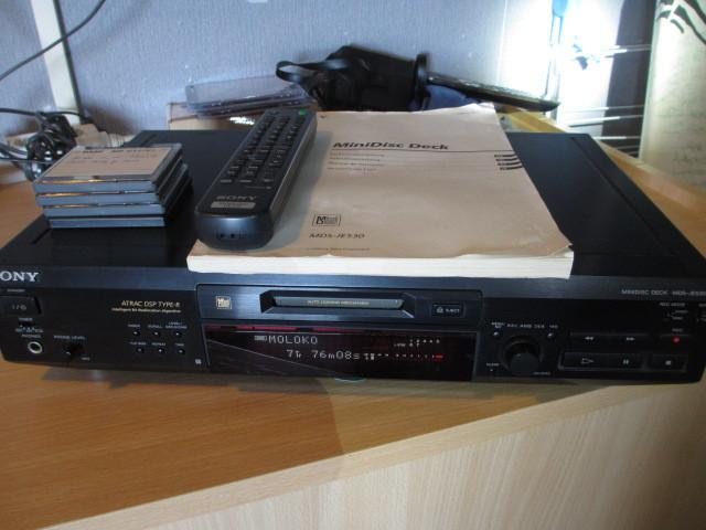 Sony MDS-JE530 minidisc met afstandsbediening, Audio, Tv en Foto, Ophalen of Verzenden, Minidisc-speler