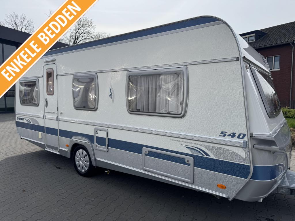 Fendt Saphir 540 TG / aparte bedden / brand voortent / mover, Rondzit, Schokbreker, Bedrijf, Fendt