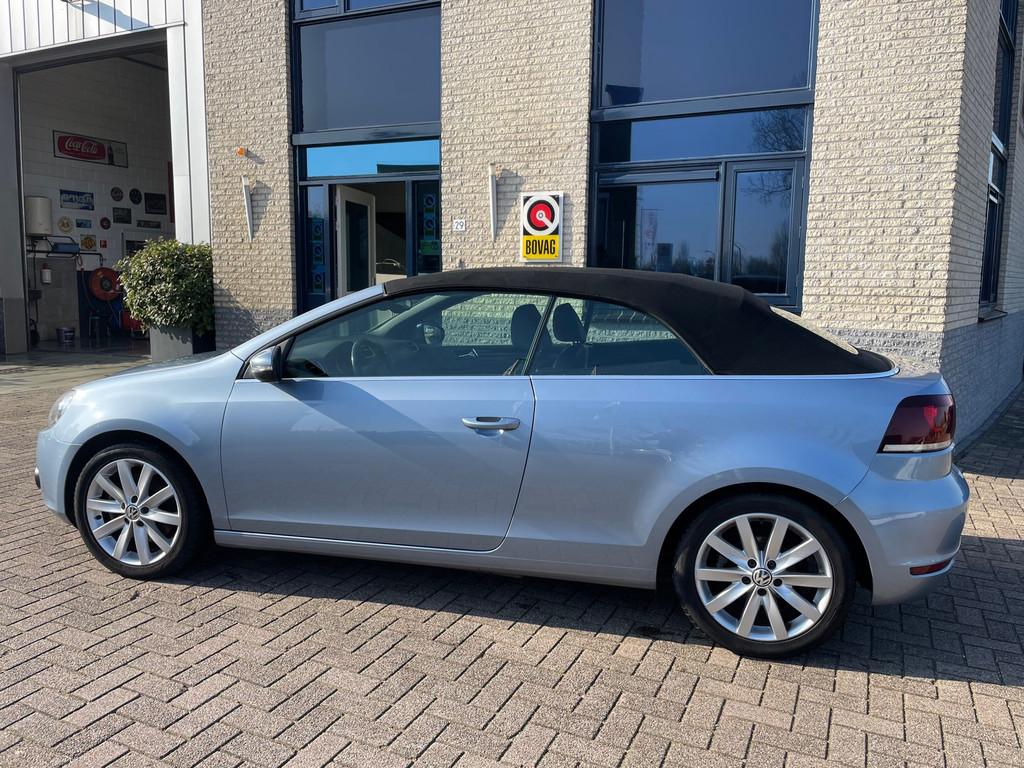 Volkswagen Golf Cabriolet 1.4 TSI- Automaat- NAV-Bluetooth, Euro 5, Gebruikt, Zwart, 4 cilinders
