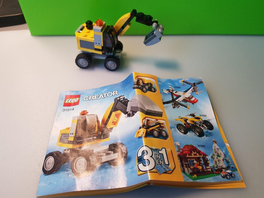 Lego 31014 - Power Digger (Creator), Gebruikt, Lego, Compleet, Ophalen of Verzenden