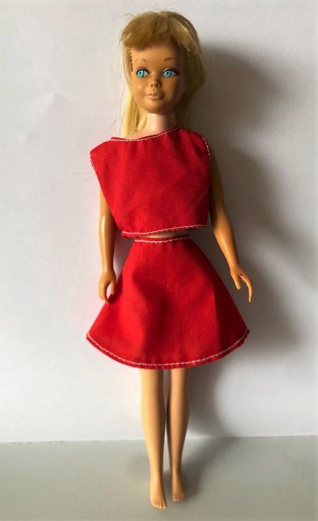 Vintage Barbie Pop Skipper Mattel 1963, Ophalen of Verzenden, Gebruikt, Fashion Doll