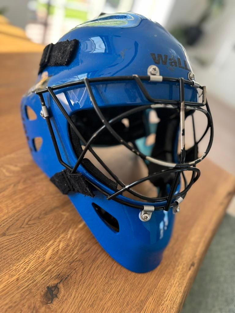 AANGEBODEN: WALL hockey goalie goaly keeper helm keepershelm, Ophalen of Verzenden, Zo goed als nieuw