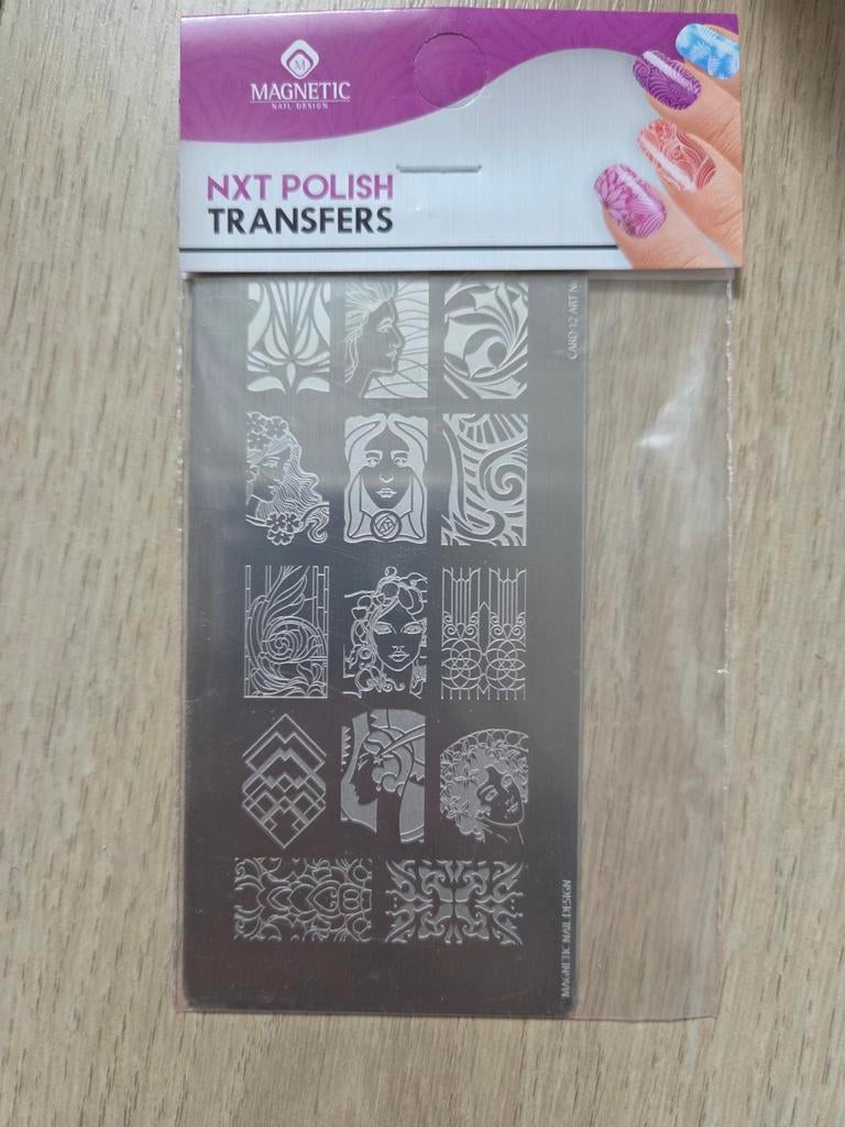 Magnetic NXT Polish Transfers stempelplaat, Ophalen of Verzenden, Nieuw, Handen en Nagels, Toebehoren