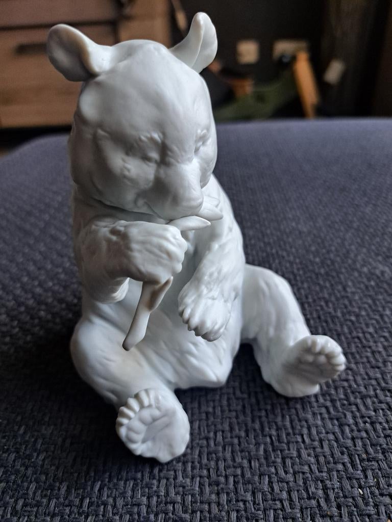 A kaiser west germany biscuit porselein beeld "ijsbeer" u8, Minder dan 20 cm, Ophalen of Verzenden, Zoogdier, Gemerkt