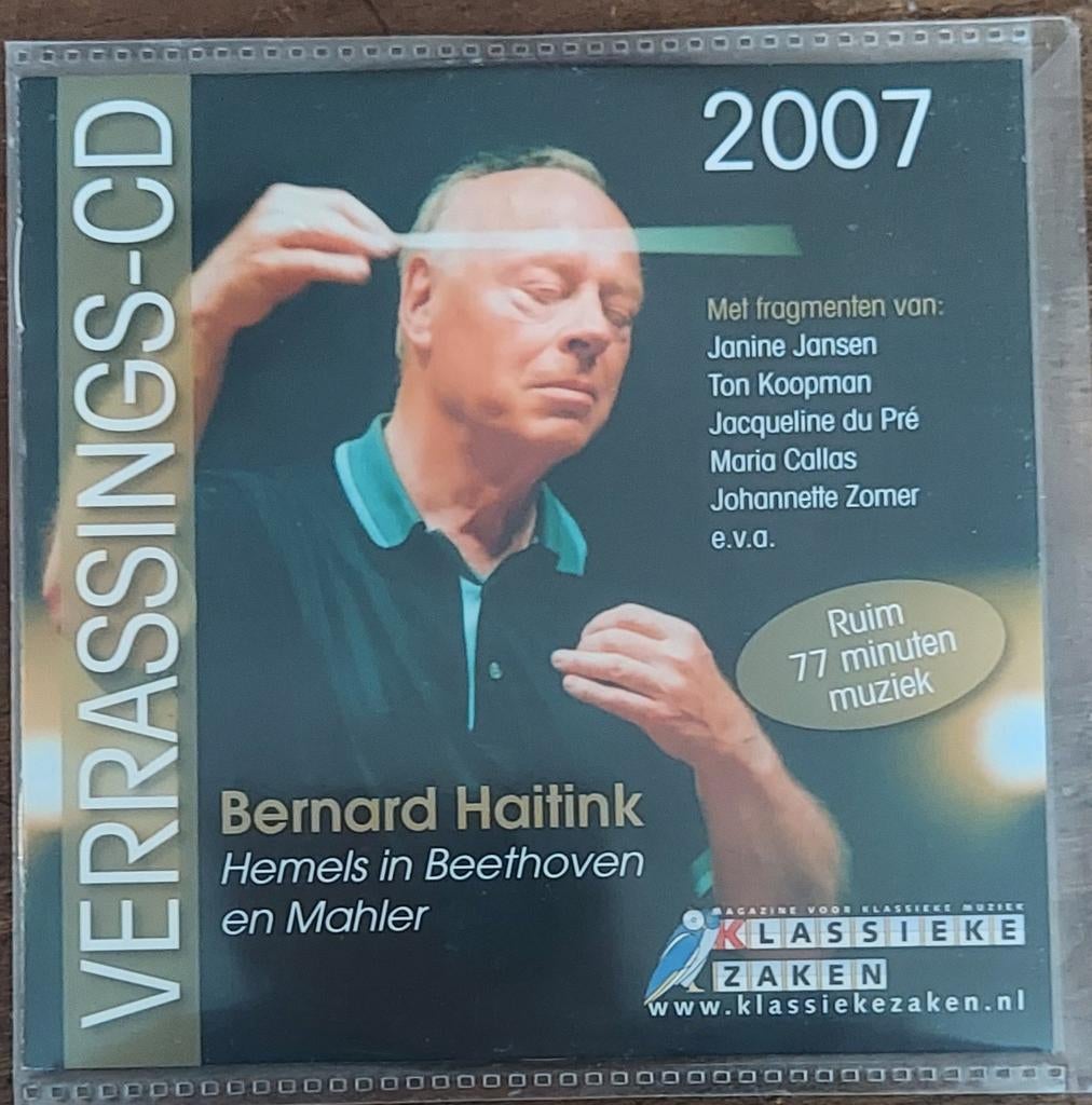 Verrassings-CD Bernard Haitink Beethoven Mahler 2007, Cd's en Dvd's, Cd's | Klassiek, Ophalen of Verzenden