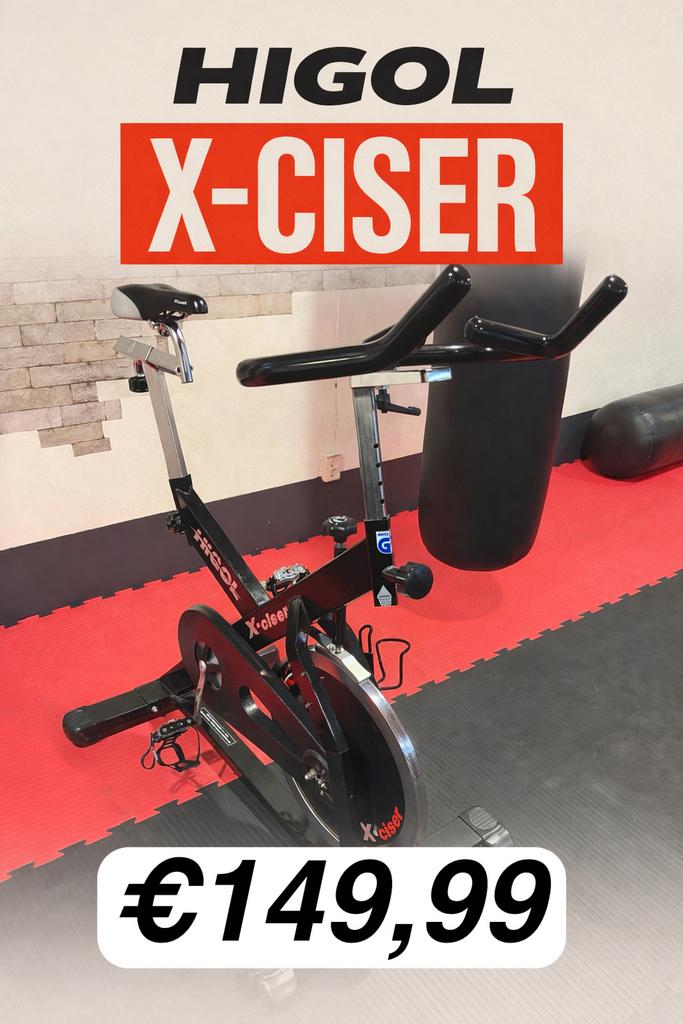 Higol X-Ciser Spinningfiets – Hometrainer - Topconditie, Sport en Fitness, Fitnessmaterialen, Zo goed als nieuw, Overige typen