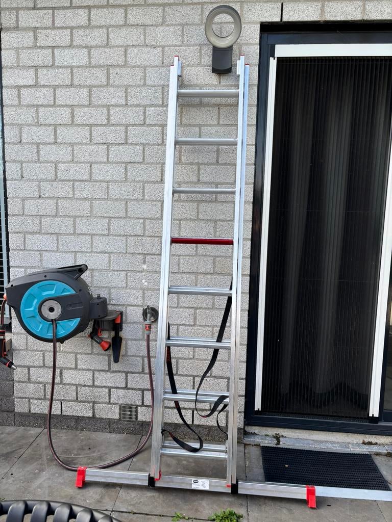 Altrex 2 x 8 all round reform ladder, Doe-het-zelf en Verbouw, Ladders en Trappen, Ophalen, Zo goed als nieuw, Ladder, Opvouwbaar of Inschuifbaar