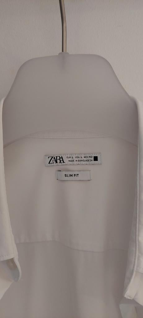 Pak van Zara, d.blauw incl. wit hemd. Slim fit, Maat 52/54 (L), Zara, Blauw, Ophalen of Verzenden