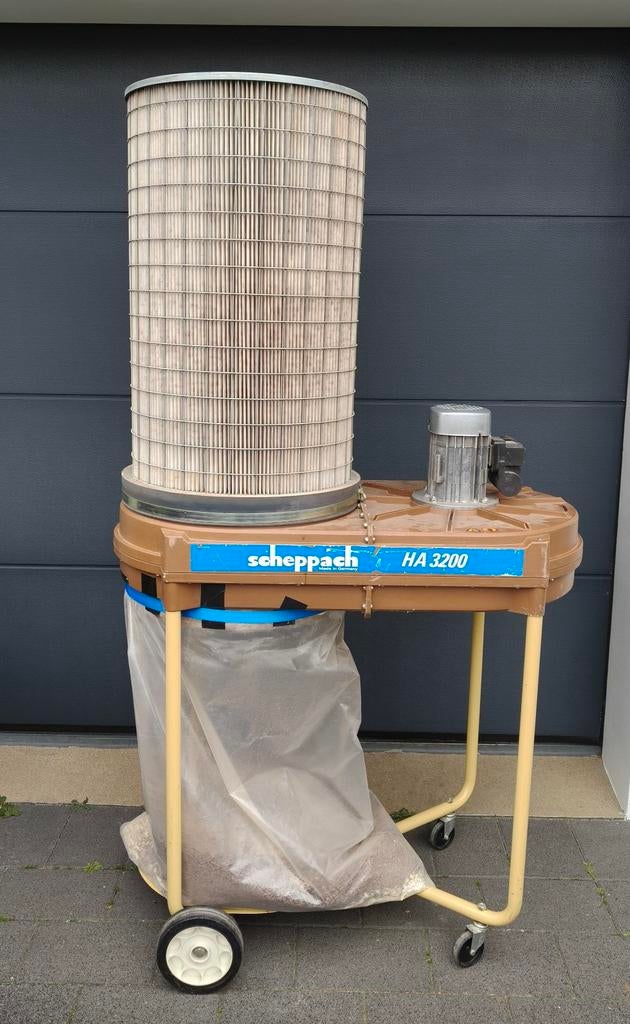 Scheppach HA3200 stofafzuiging, Ophalen, Afzuiger