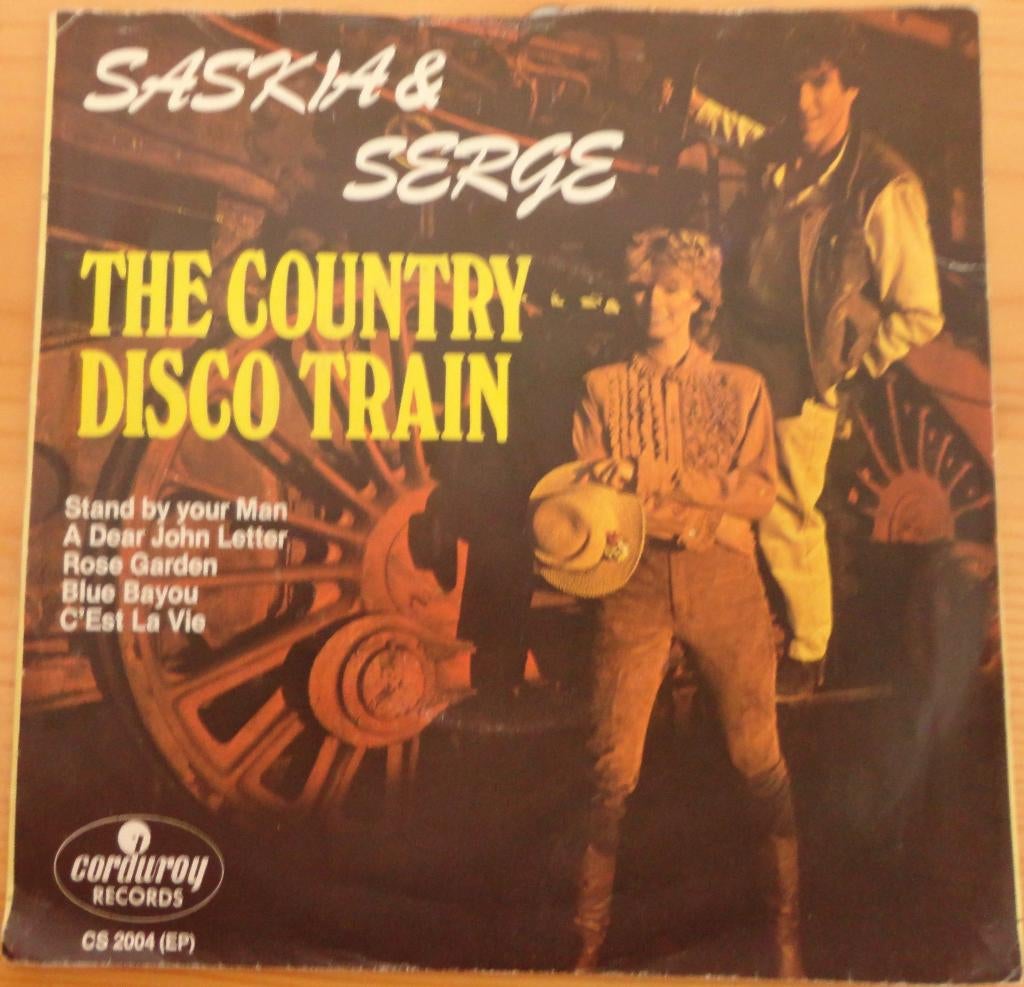 Saskia & Serge > The country disco train, Cd's en Dvd's, Vinyl Singles, Gebruikt, 7 inch, Single, Ophalen of Verzenden