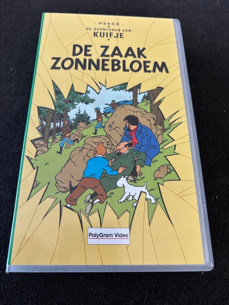 Kuifje: De Zaak Zonnebloem VHS - PolyGram Video, Alle leeftijden, Ophalen of Verzenden, Gebruikt, Actie en Avontuur