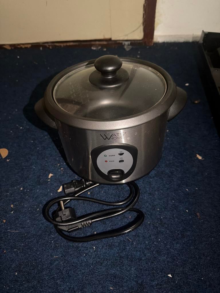 WATS HOME Rijstkoker - Compact en Efficiënt, Ophalen of Verzenden, Gebruikt