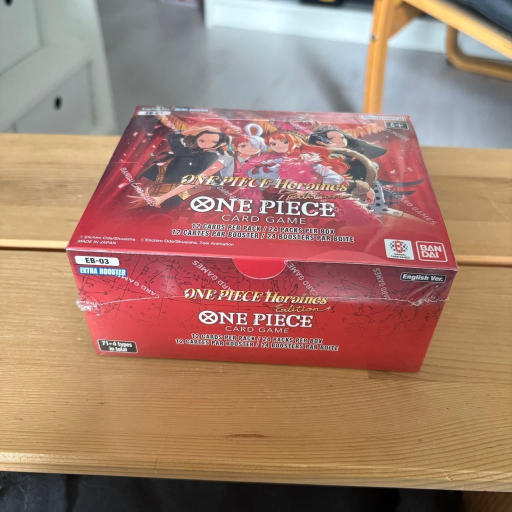 One Piece TCG EB-03 Sealed Booster Box, Ophalen of Verzenden, Nieuw, Boosterbox, Foil