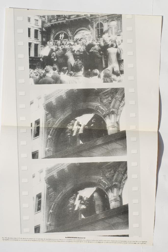 Poster zeldzaam filmmateriaal bevrijding | Uitgave 1994, Zo goed als nieuw, Verzenden, Amsterdam, Overige soorten