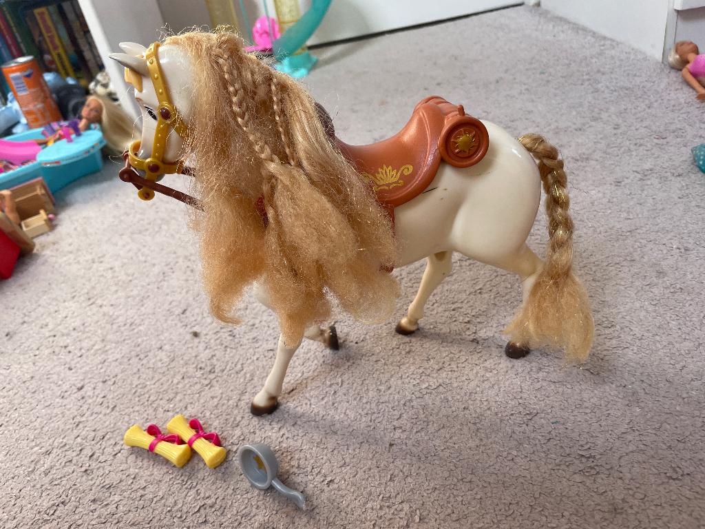 Disney Rapunzel paard Maximus, Ophalen of Verzenden, Overige figuren, Gebruikt, Beeldje of Figuurtje