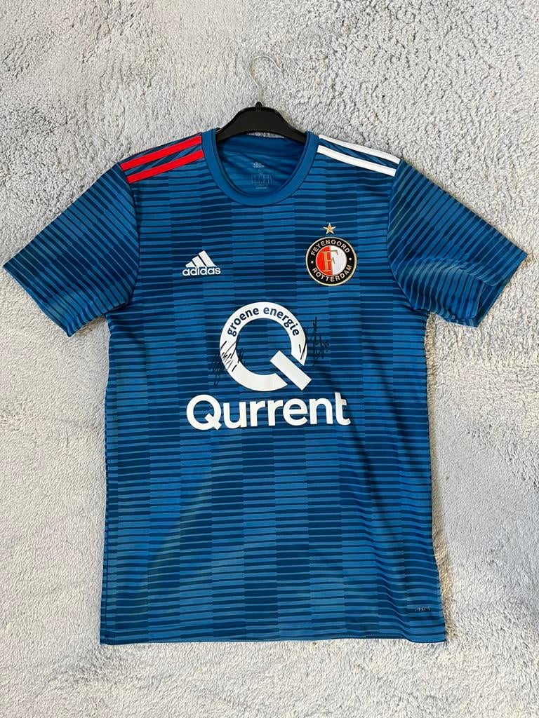 Gesigneerd Feyenoord Uitshirt ‘18/19, Ophalen of Verzenden, Zo goed als nieuw, Shirt