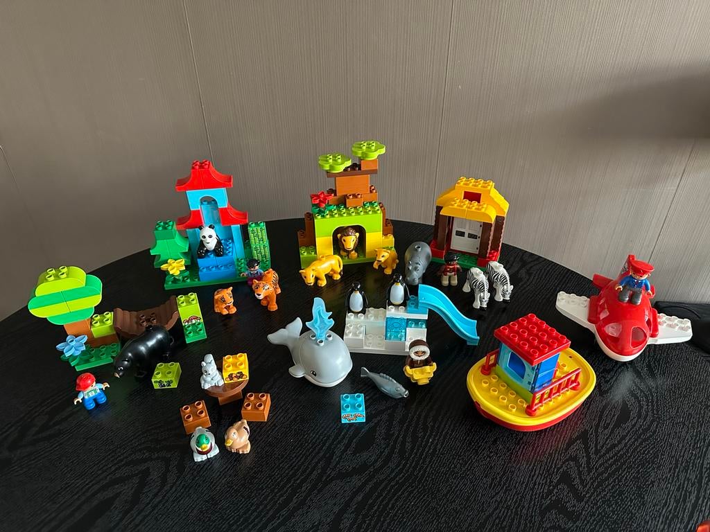 Duplo rond de wereld 10805, Ophalen, Zo goed als nieuw, Complete set, Duplo