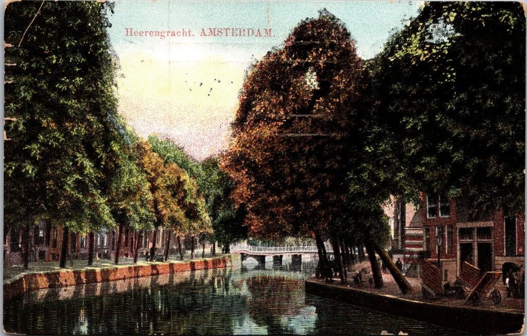 Herengracht Amsterdam - 6 ansichtkaarten, Verzenden, 1960 tot 1980, Gelopen, Noord-Holland