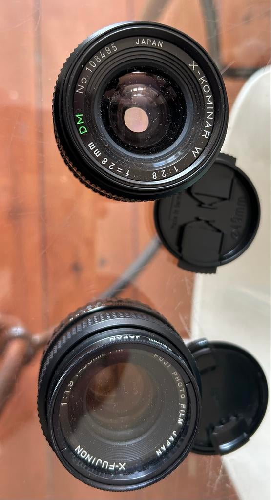 Analoge camera met drie lenzen, Ophalen of Verzenden, Gebruikt, Overige Merken