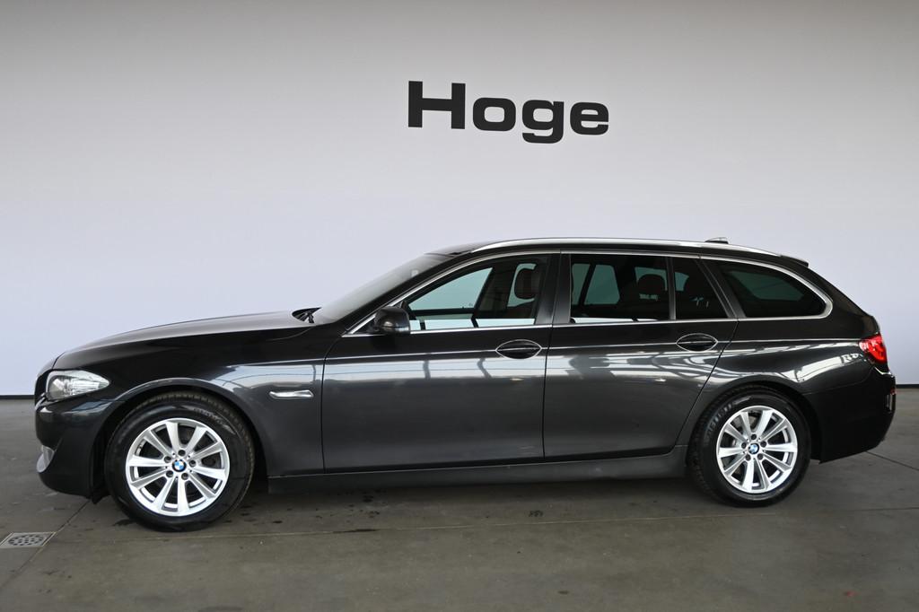 BMW 5 Serie Touring 520d High Executive Clima Navigatie Crui, Auto's, Euro 5, Achterwielaandrijving, Huisgarantie, Navigatiesysteem