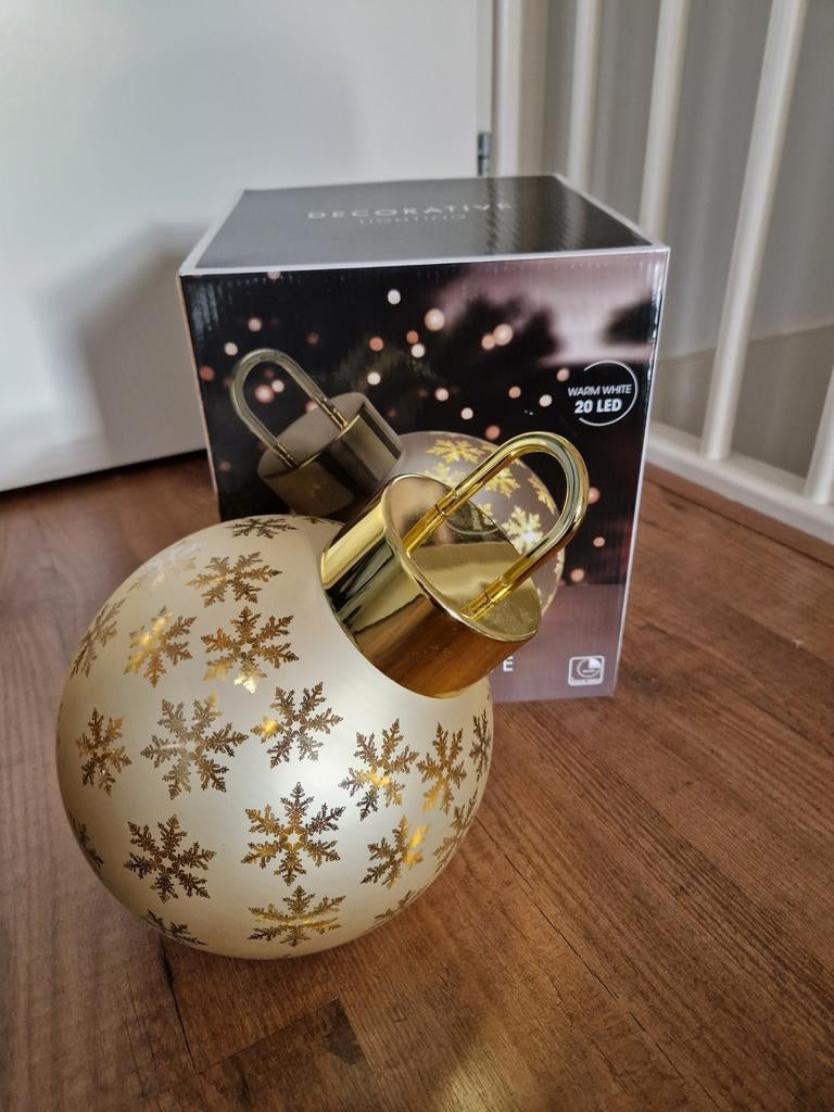 Kerstbal met lampjes, Diversen, Kerst, Ophalen, Zo goed als nieuw