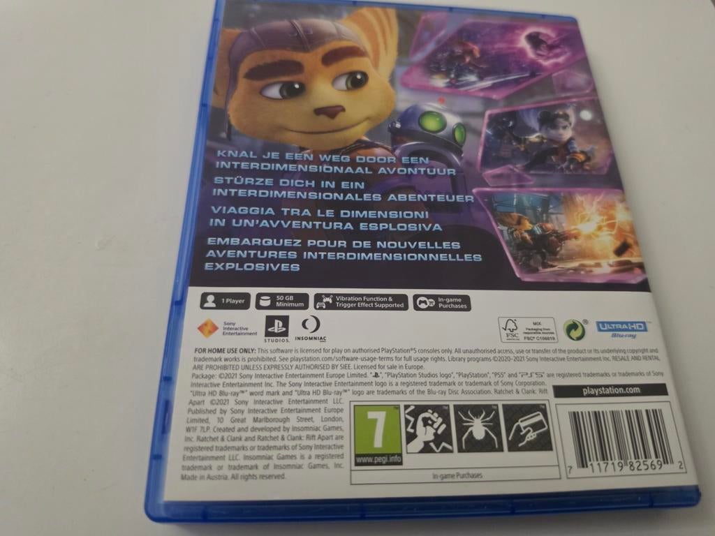 Ratchet & Clank: Rift Apart voor Playstation 5 Lees Goed Aub, Playstation Studios, Playstation Studios EU, Ophalen of Verzenden