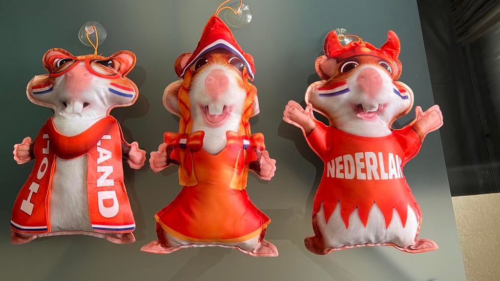 AH Albert Heijn voetbal oranje versier hamsters hamster, Albert Heijn, Ophalen of Verzenden