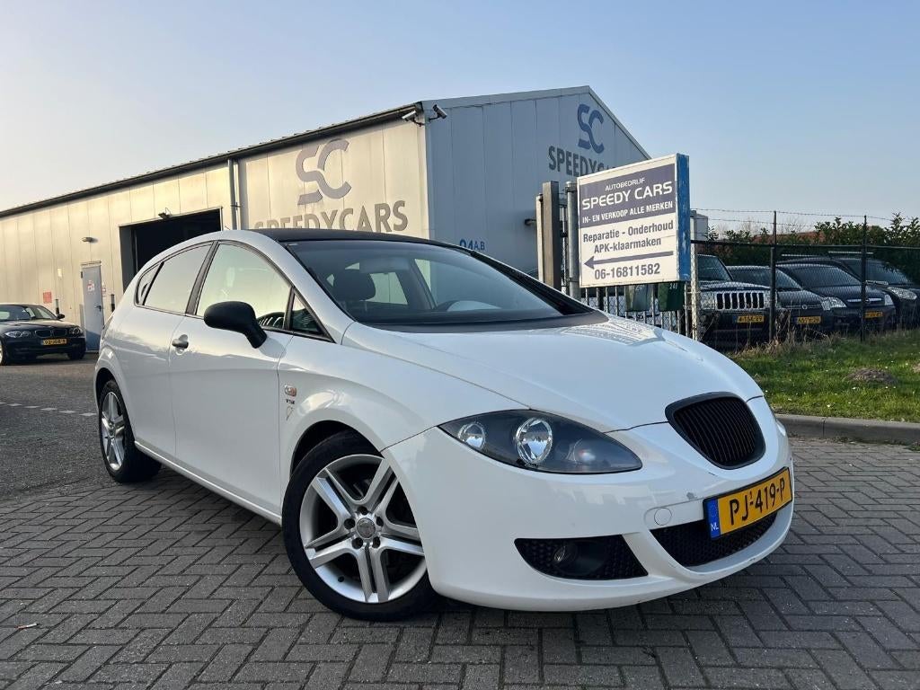 Seat Leon 1.4 TSI 2008 Airco Elektr Ramen PDC, Zwart, Leon, Wit, Bedrijf
