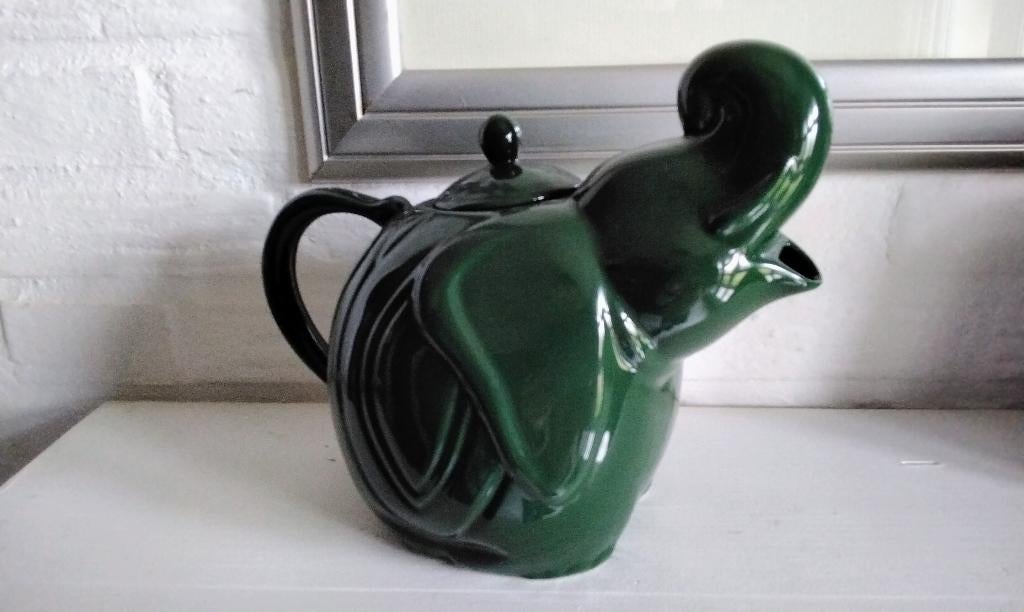Prachtige olifant theepot, Antiek en Kunst, Ophalen of Verzenden