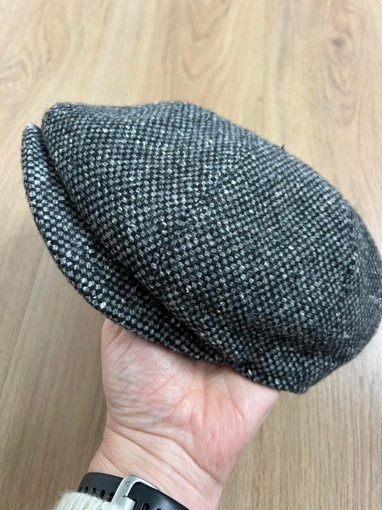 Lierys flat cap m grijs wol wollen, Ophalen of Verzenden, X, Pet, 57 cm (M, 7⅛ inch) of minder