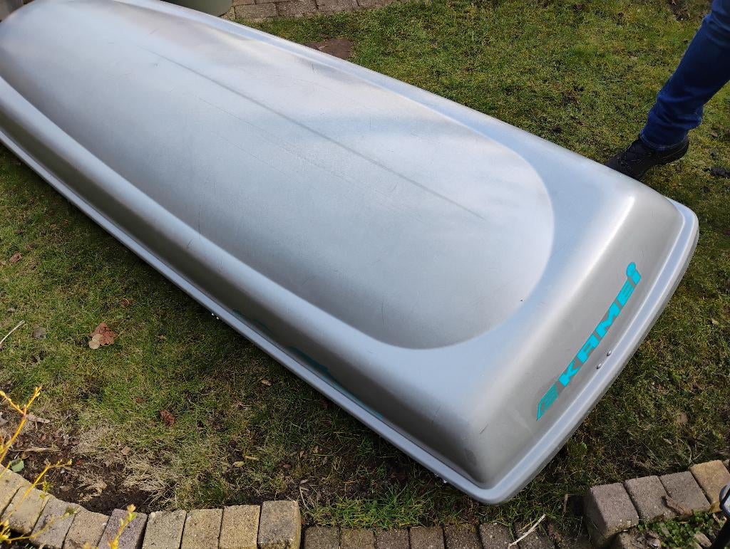 Kamei Delphin 460 dakkoffer - skikoffer - skibox, Auto diversen, Dakkoffers, Ophalen, Gebruikt