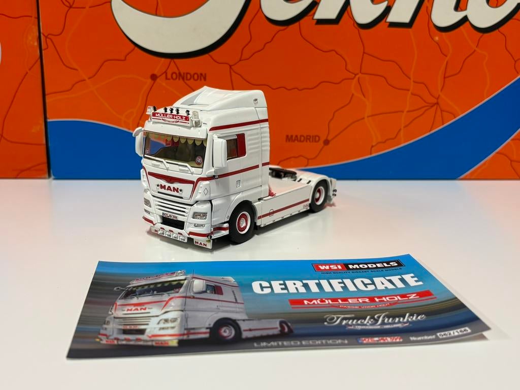 Wsi Müller/truckjunki, Ophalen of Verzenden, Zo goed als nieuw, Bus of Vrachtwagen, Wsi