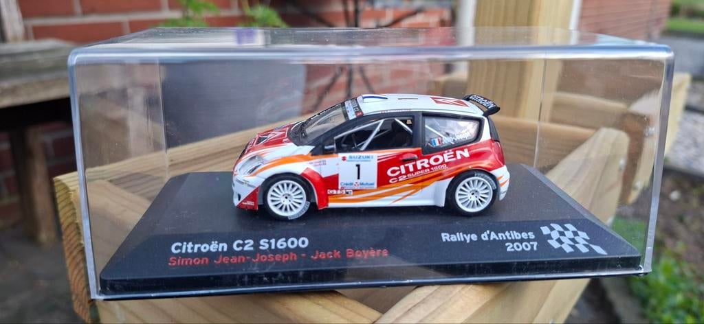 Citroën C2 S1600 Rallye d'Antibes 2007 model, Hobby en Vrije tijd, Modelauto's | 1:43, Auto, Overige merken, Ophalen of Verzenden