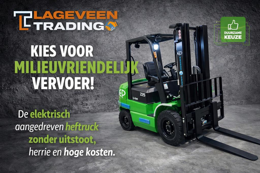 EP heftruck- Elektrisch – Li-Ion, Onderhoudsarm, Zakelijke goederen, Machines en Bouw | Heftrucks en Intern transport, Heftruck
