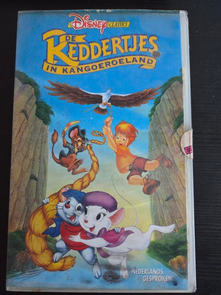 Disney Classics: De Kedertjes in Kangoeroeland (VHS), Cd's en Dvd's, VHS | Kinderen en Jeugd, Ophalen, Gebruikt, Tekenfilm, Alle leeftijden
