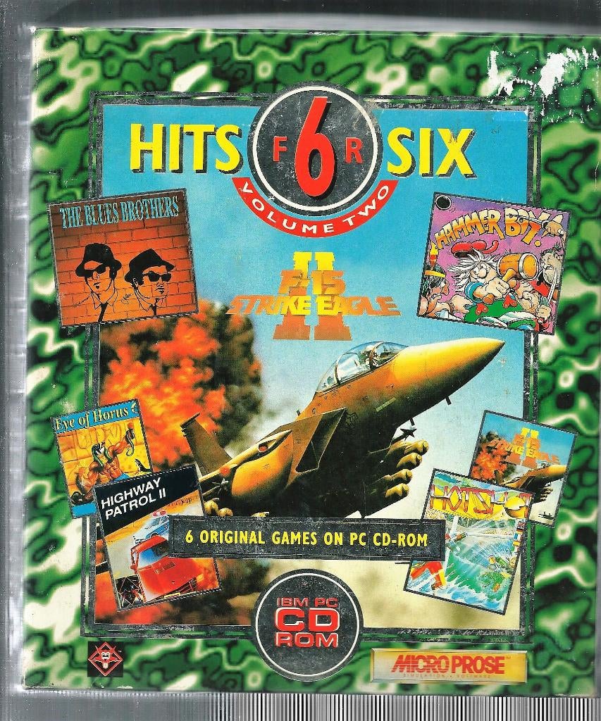 Hits for six volume two game in bigbox boekje Engels, Avontuur en Actie, Gebruikt, 1 speler, Eén computer