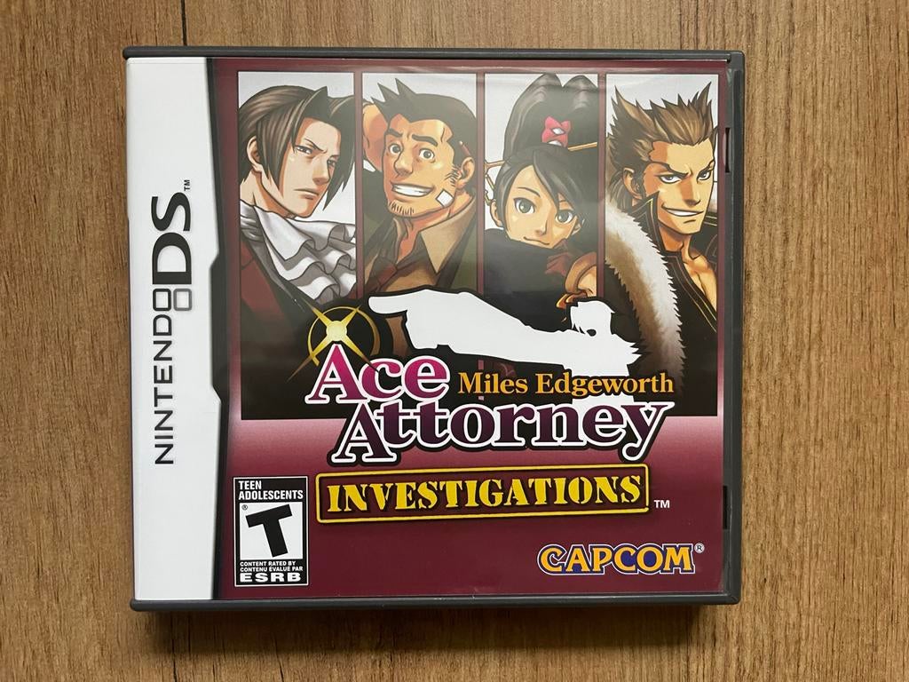 Ace Attorney Investigations Miles Edgeworth Nintendo DS, Spelcomputers en Games, Games | Nintendo DS, Avontuur en Actie, Gebruikt