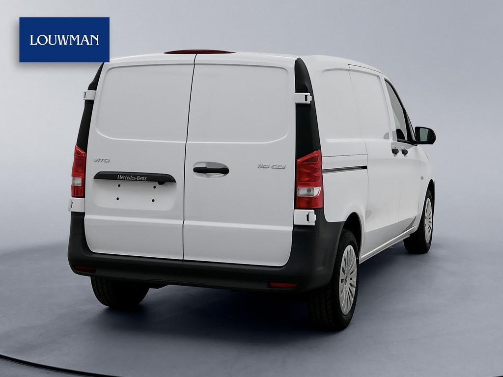 Mercedes-Benz Vito 110CDI RWD L1 Pro | Achterdeuren | Betimm, Auto's, Bestelauto's, Start-stop-systeem, 4 cilinders, Wit, Bedrijf
