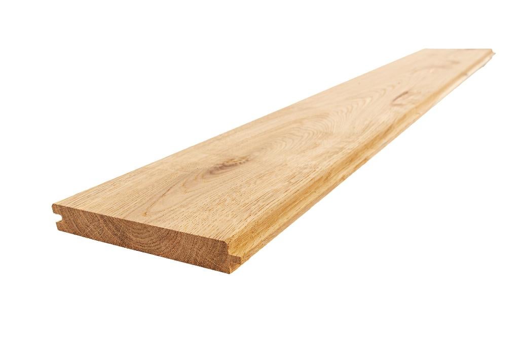 Eiken Vellingdelen | 20x140mm | Mes en groef | Gedroogd, Ophalen of Verzenden, Nieuw, 250 cm of meer, Planken