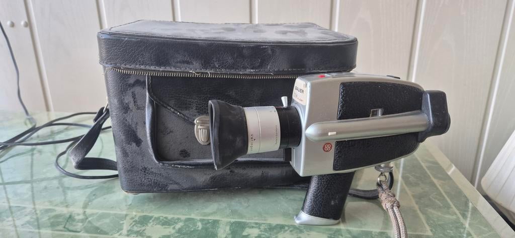 Vintage Bauer 8mm filmcamera jaren '60 met Varigon lens, Ophalen of Verzenden, 8mm, Camera