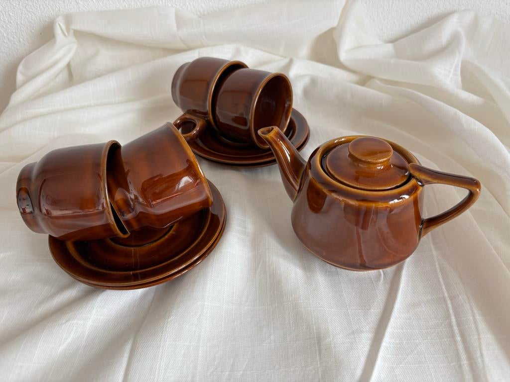 Vintage Pruszkow koffie/theeservies, Ophalen of Verzenden
